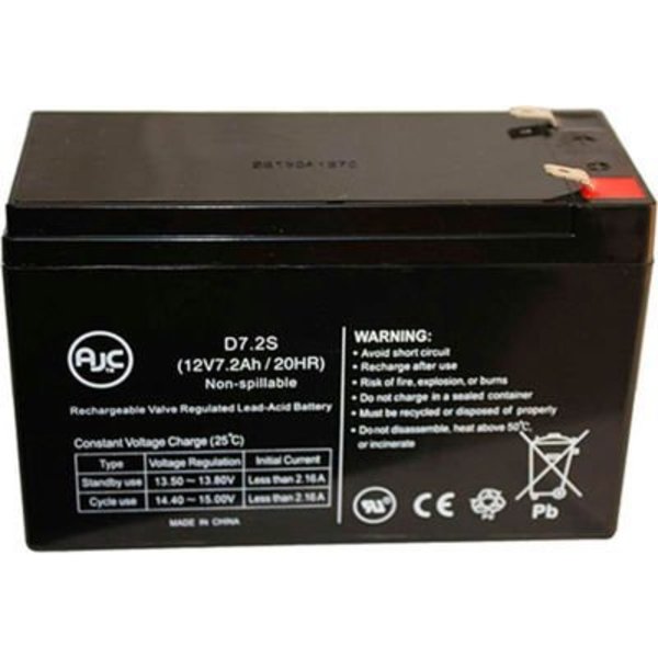 Battery Clerk AJC  Sentry PM1270 12V 7Ah Sealed Lead Acid Battery AJC-D7S-A-1-159408